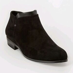 Comfortview The Bexley Bootie Women's Sz 8 Wide Width‎ Drak Brown New With Box